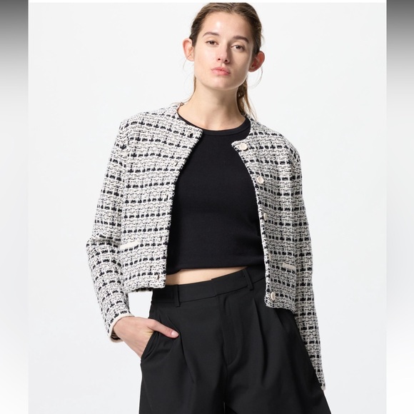 Uniqlo - Knitted Short Jacket - Picture 1 of 4